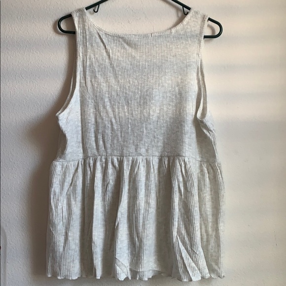 NEW Maurices Ribbed Drawstring Tank Top - Picture 3 of 4